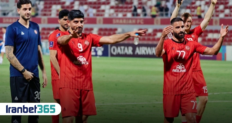 بازیکنان تراکتور تبریز آماده رویارویی با گلگهر در لیگ برتر ایران ۱۴۰۴-۱۴۰۵