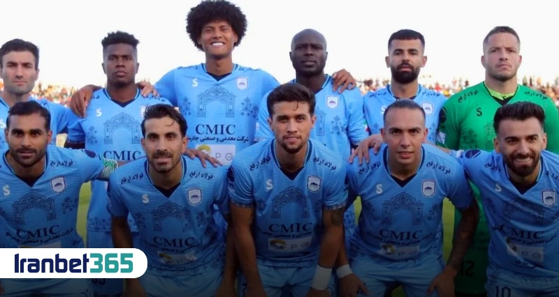 عکس تیمی آلومینیوم اراک در لیگ برتر ایران