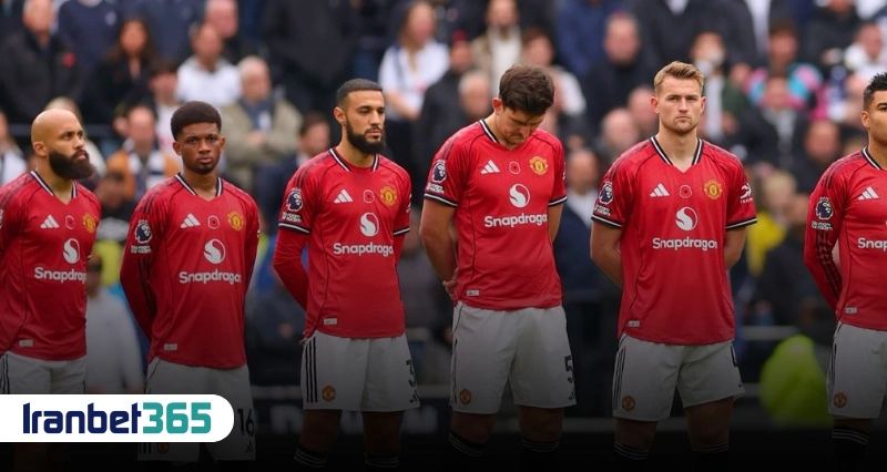 بازیکنان منچستریونایتد در ورزشگاه اولدترافورد