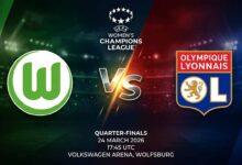 Ù¾ÙˆØ³ØªØ± Ø¨Ø§Ø²ÛŒ ولفسبورگ زنان Ù…Ù‚Ø§Ø¨Ù„ لیون زنان Ø¯Ø± لیگ قهرمانان زنان یوفا