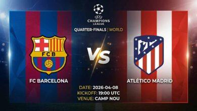 Ù¾ÙˆØ³ØªØ± Ø¨Ø§Ø²ÛŒ بارسلونا Ù…Ù‚Ø§Ø¨Ù„ اتلتیکو مادرید Ø¯Ø± لیگ قهرمانان اروپا