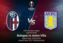 Ù¾ÙˆØ³ØªØ± Ø¨Ø§Ø²ÛŒ بولونیا Ù…Ù‚Ø§Ø¨Ù„ استون ویلا Ø¯Ø± لیگ اروپا