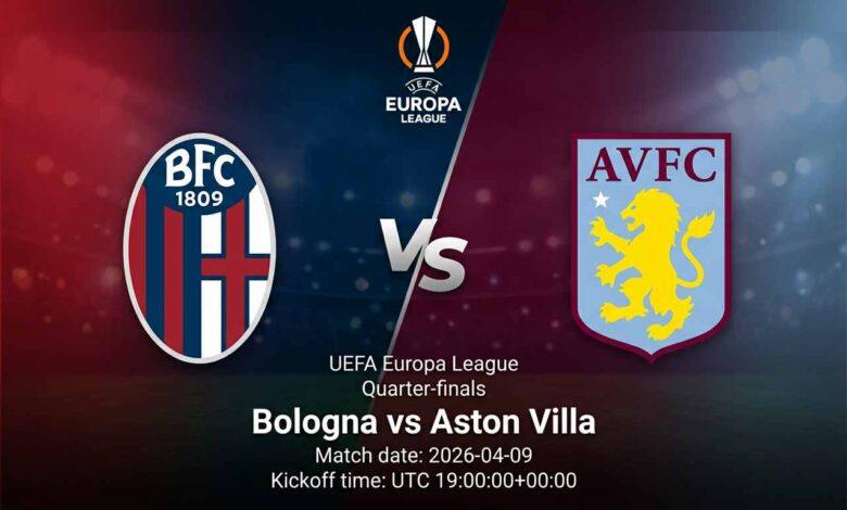 Ù¾ÙˆØ³ØªØ± Ø¨Ø§Ø²ÛŒ بولونیا Ù…Ù‚Ø§Ø¨Ù„ استون ویلا Ø¯Ø± لیگ اروپا