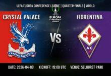 Ù¾ÙˆØ³ØªØ± Ø¨Ø§Ø²ÛŒ کریستال پالاس Ù…Ù‚Ø§Ø¨Ù„ فیورنتینا Ø¯Ø± لیگ کنفرانس اروپا