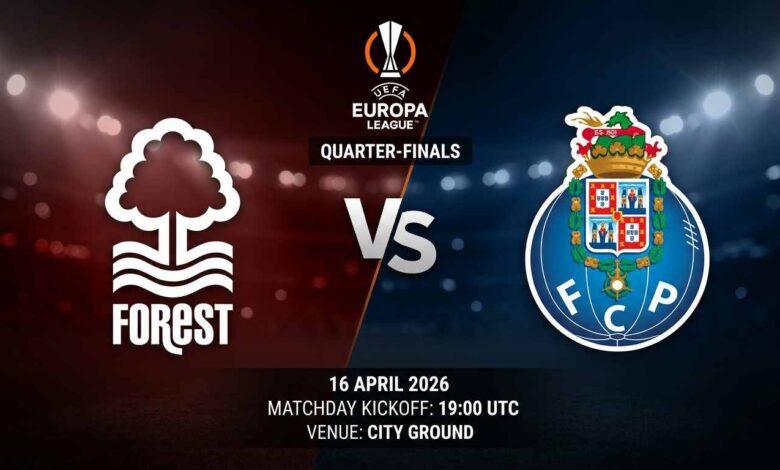 Ù¾ÙˆØ³ØªØ± Ø¨Ø§Ø²ÛŒ ناتینگهام فارست Ù…Ù‚Ø§Ø¨Ù„ پورتو Ø¯Ø± لیگ اروپا