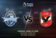 Ù¾ÙˆØ³ØªØ± Ø¨Ø§Ø²ÛŒ پیرامیدز Ù…Ù‚Ø§Ø¨Ù„ الاهلی Ø¯Ø± لیگ برتر مصر