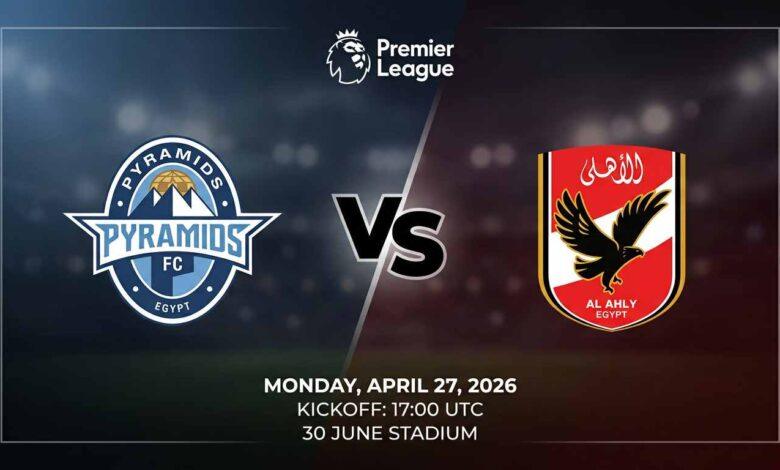 Ù¾ÙˆØ³ØªØ± Ø¨Ø§Ø²ÛŒ پیرامیدز Ù…Ù‚Ø§Ø¨Ù„ الاهلی Ø¯Ø± لیگ برتر مصر