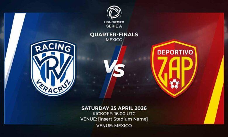 Ù¾ÙˆØ³ØªØ± Ø¨Ø§Ø²ÛŒ راسینگ وراکروز Ù…Ù‚Ø§Ø¨Ù„ دپورتیو زاپ Ø¯Ø± لیگ پریمیر سری آ