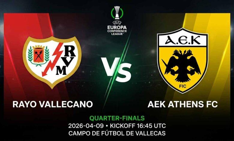 Ù¾ÙˆØ³ØªØ± Ø¨Ø§Ø²ÛŒ رایو والکانو Ù…Ù‚Ø§Ø¨Ù„ آ.اک آتن Ø¯Ø± لیگ کنفرانس اروپا