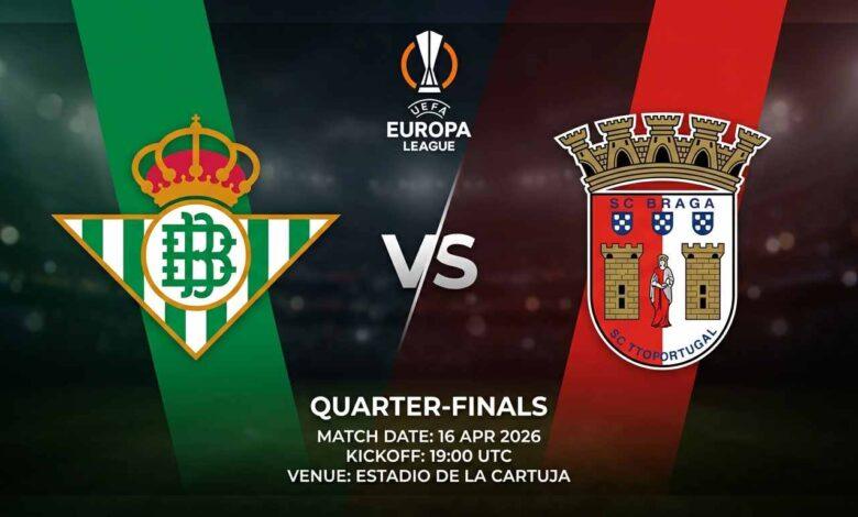 Ù¾ÙˆØ³ØªØ± Ø¨Ø§Ø²ÛŒ رئال بتیس Ù…Ù‚Ø§Ø¨Ù„ براگا Ø¯Ø± لیگ اروپا