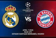 Ù¾ÙˆØ³ØªØ± Ø¨Ø§Ø²ÛŒ رئال مادرید Ù…Ù‚Ø§Ø¨Ù„ بایرن مونیخ Ø¯Ø± لیگ قهرمانان اروپا