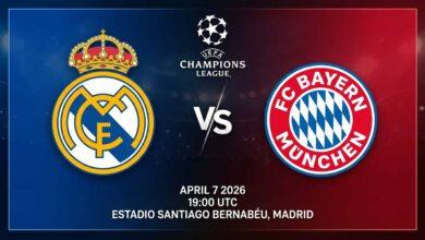 Ù¾ÙˆØ³ØªØ± Ø¨Ø§Ø²ÛŒ رئال مادرید Ù…Ù‚Ø§Ø¨Ù„ بایرن مونیخ Ø¯Ø± لیگ قهرمانان اروپا