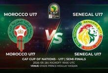 Ù¾ÙˆØ³ØªØ± Ø¨Ø§Ø²ÛŒ مراکش U17 Ù…Ù‚Ø§Ø¨Ù„ سنگال U17 Ø¯Ø± جام ملت‌های آفریقا زیر ۱۷ سال