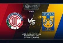 Ù¾ÙˆØ³ØªØ± Ø¨Ø§Ø²ÛŒ تولوکا Ù…Ù‚Ø§Ø¨Ù„ تیگرس یو‌ای‌ان‌ال Ø¯Ø± CONCACAF Champions Ù„ÛŒÚ¯