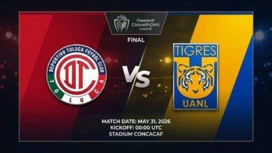 Ù¾ÙˆØ³ØªØ± Ø¨Ø§Ø²ÛŒ تولوکا Ù…Ù‚Ø§Ø¨Ù„ تیگرس یو‌ای‌ان‌ال Ø¯Ø± CONCACAF Champions Ù„ÛŒÚ¯