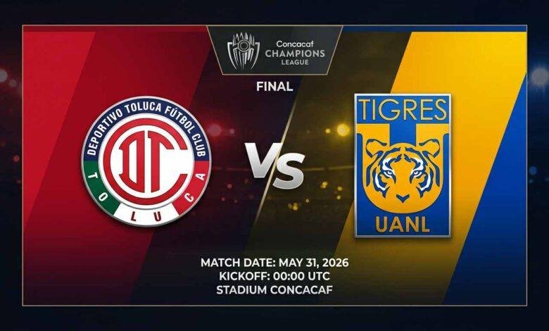 Ù¾ÙˆØ³ØªØ± Ø¨Ø§Ø²ÛŒ تولوکا Ù…Ù‚Ø§Ø¨Ù„ تیگرس یو‌ای‌ان‌ال Ø¯Ø± CONCACAF Champions Ù„ÛŒÚ¯
