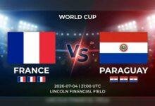 پاراگوئه فرانسه جام جهانی